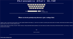 Desktop Screenshot of ekranownia.atari8.info
