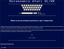 Tablet Screenshot of ekranownia.atari8.info